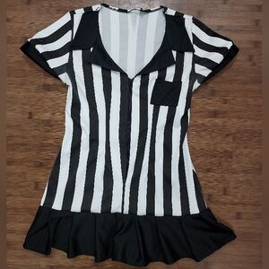 Referee Costume Black & White